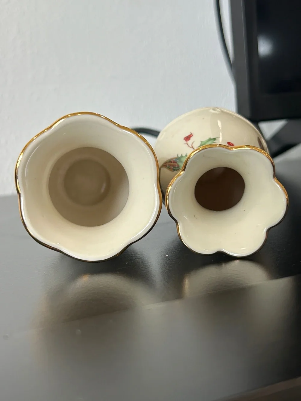 LENOX Holiday Tartan Bud Vases (Bundle of 2) 5 in. Tall
